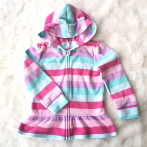 5T Fleece zip hoodie